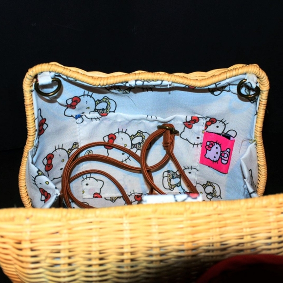Hello Kitty Bags Hello Kitty Rattan Bag Poshmark